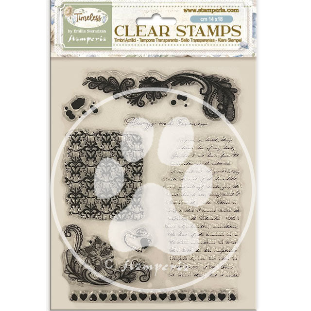 Stamperia - Timeless - Clear Stamp - Backgrounds