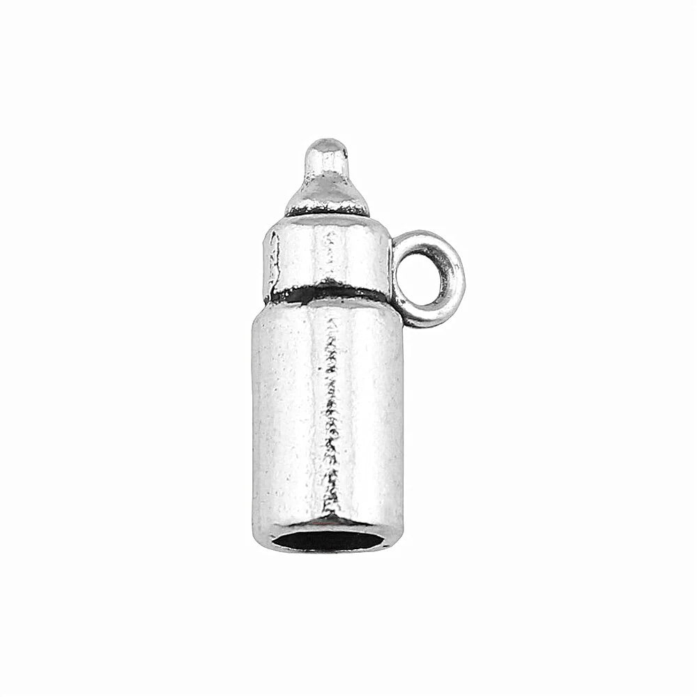 Charms - Antique Silver - Baby Bottle