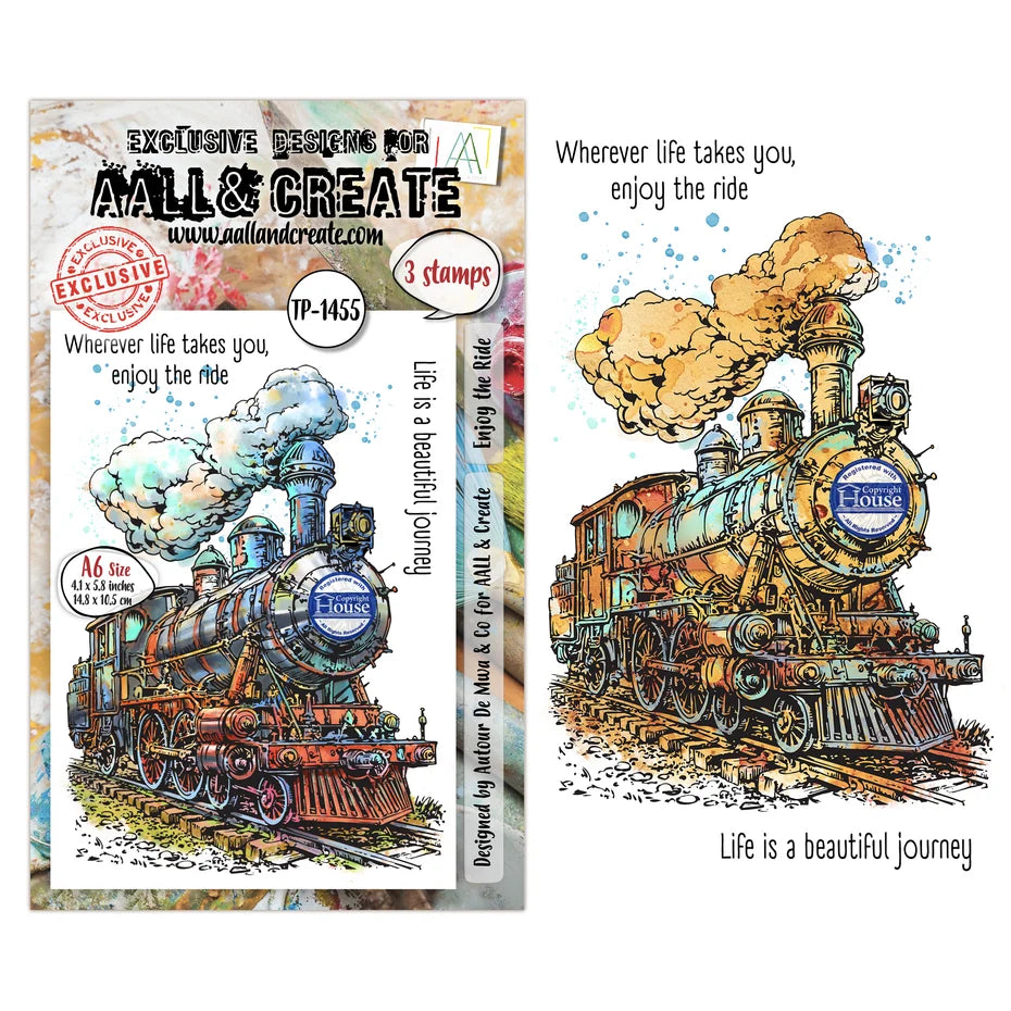 Aall and Create - Clear stamp set - Enjoy the Ride