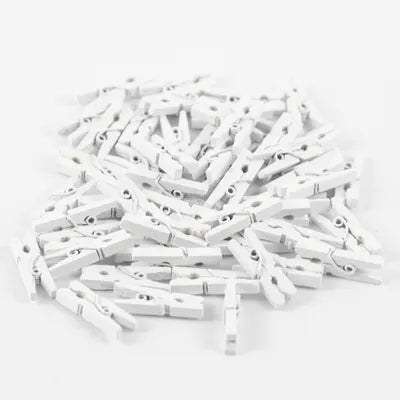 Kort og Godt - Klesklyper Hvit