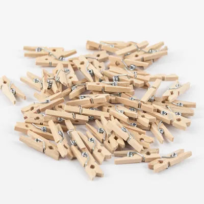 Kort og Godt - Klesklyper Natur