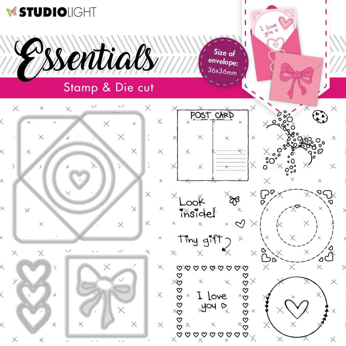 Studiolight - Dies & Stamps - Square envelope