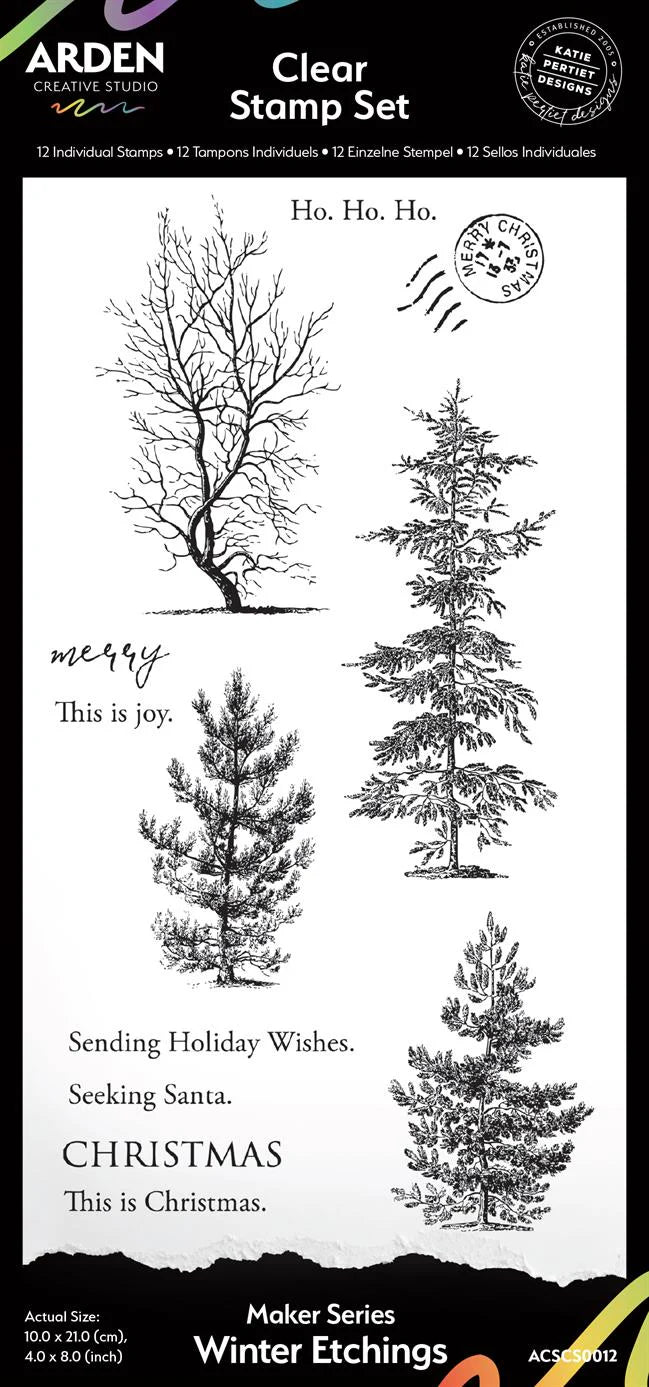 Arden Creative Studio - Clear stamp - Winter Etchings