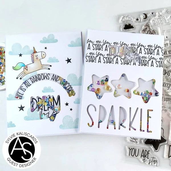 Alex Syberia Designs - Dies set - Rainbow Sentiments