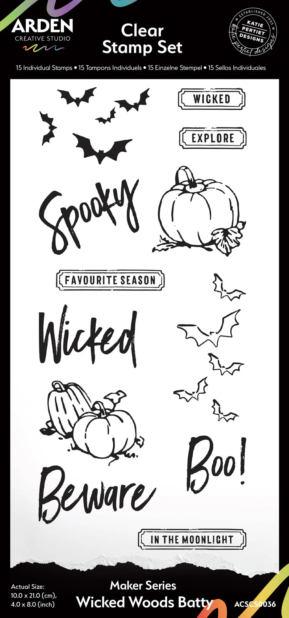 Arden Creative Studio - Wicked Woods - Clear stamp - Batty