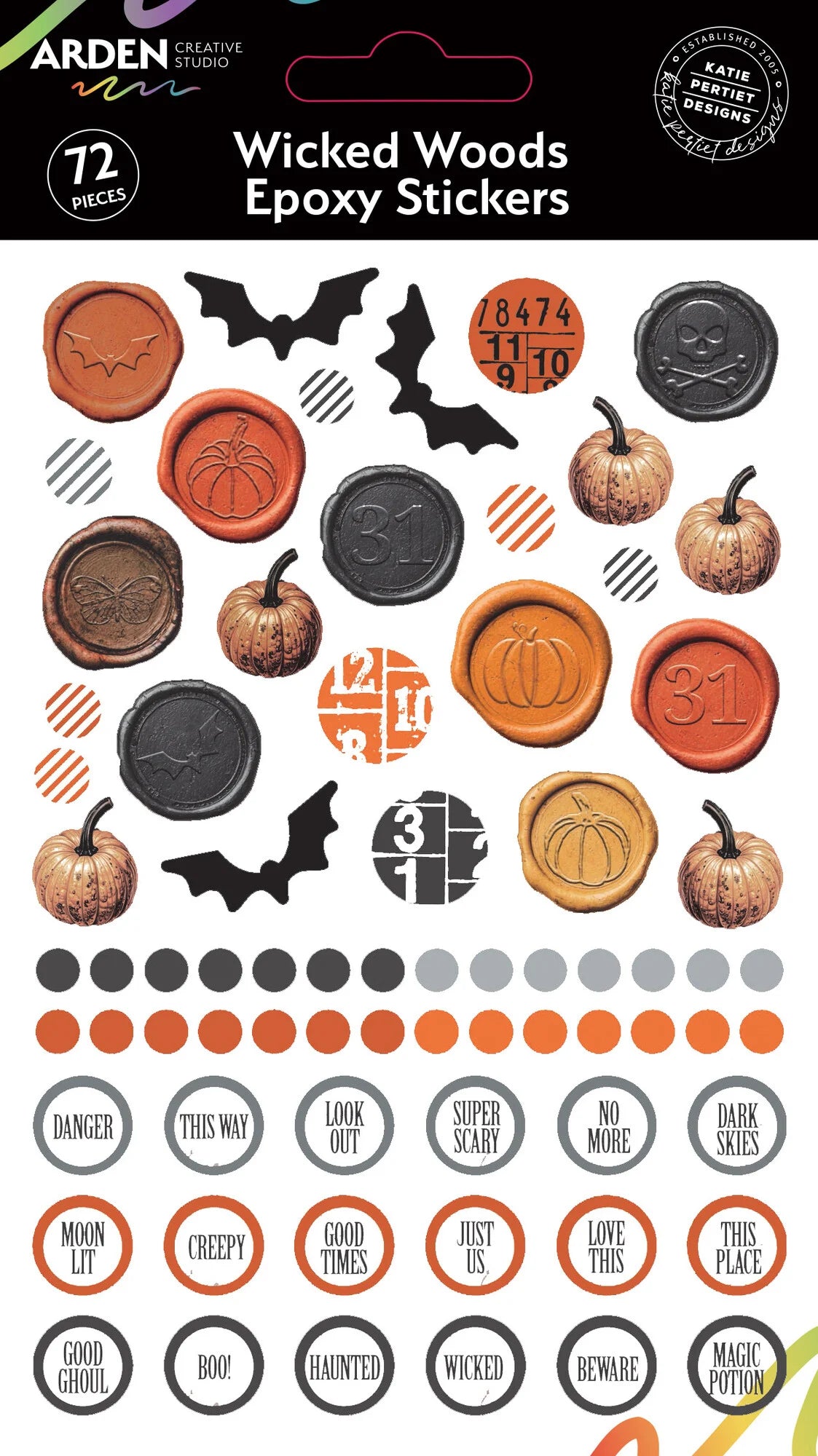Arden Creative Studio - Wicked Woods - Epoxy Stickers