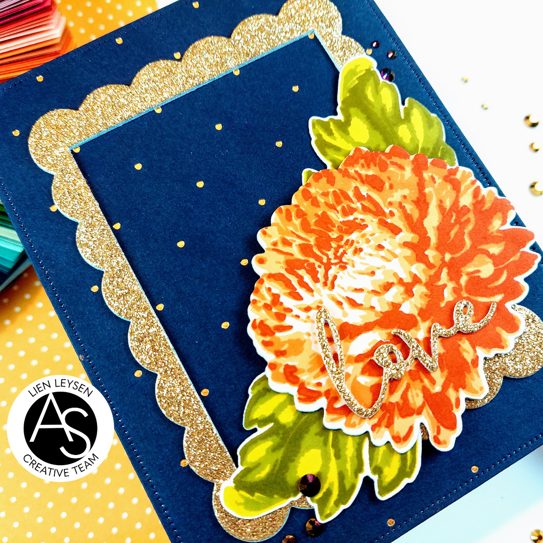 Alex Syberia Designs - Clear stamps - Chrysanthemum - A6