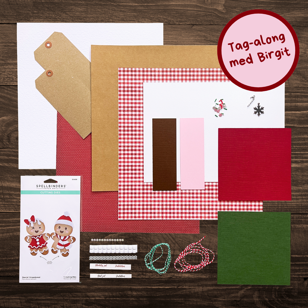 Tag a Long med Birgit - Dancin' Gingerbread Tags