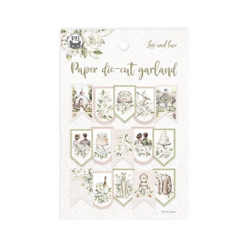 P13 - Love and lace - Garland die cut