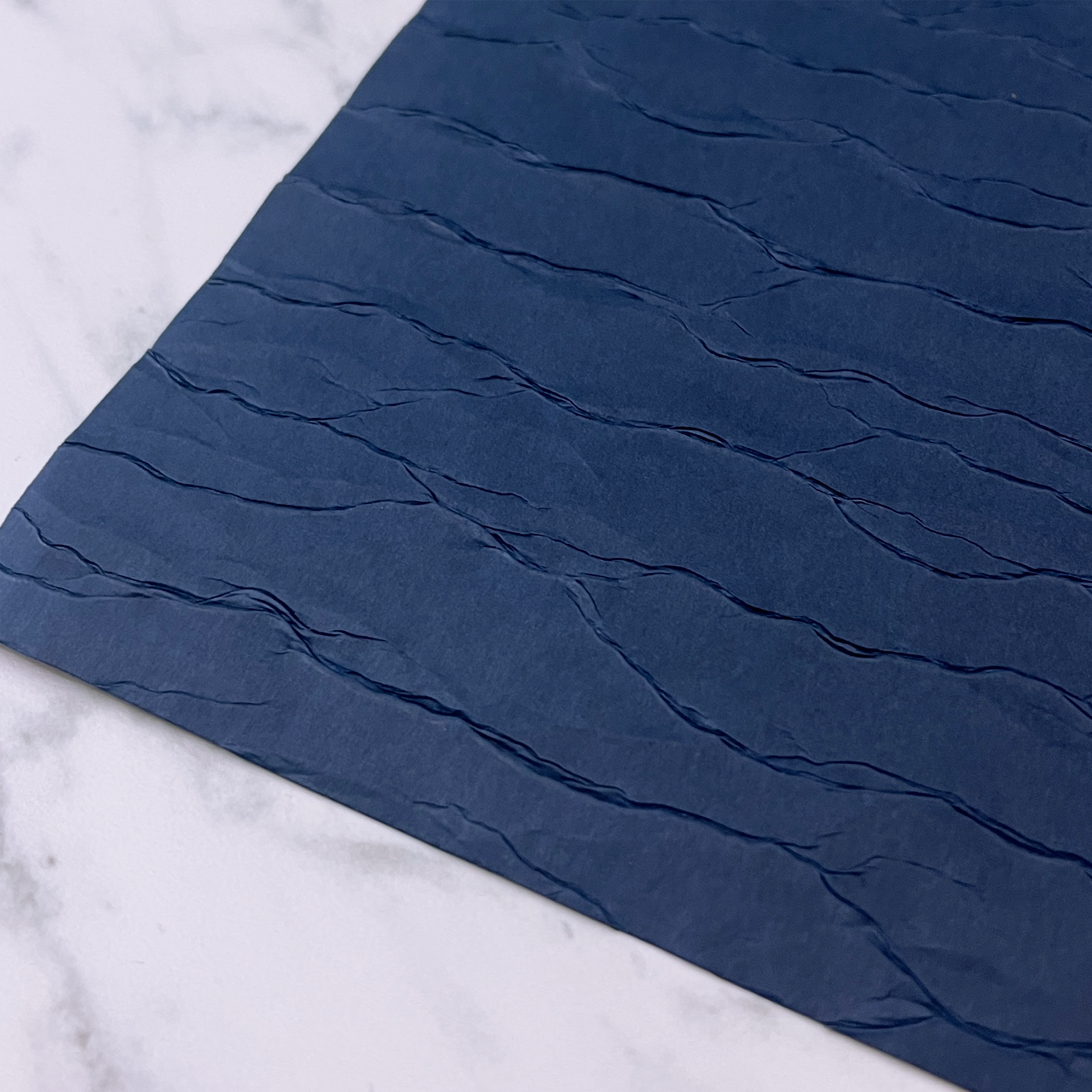 The paper company - Ecorce structure paper - Marine blue - 12 x 12"