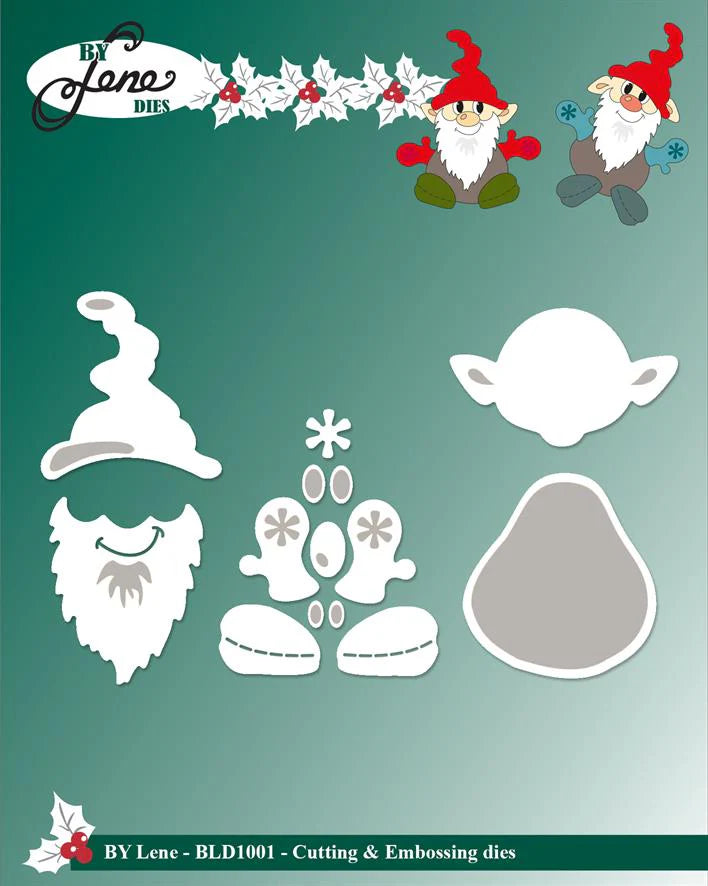 By Lene Design - Dies - Gnomes