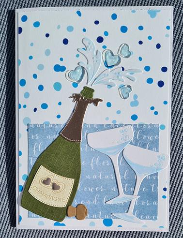 By Lene Design - Dies - Champagne glasses