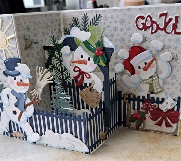 By Lene Design - Dies - Snowman asseccories