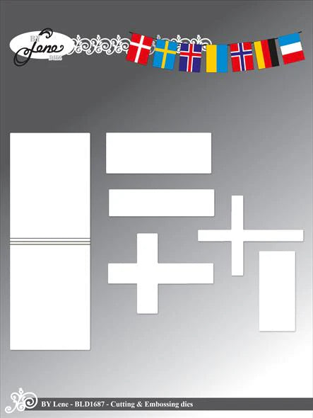 By Lene Design - Dies - Flag Vine