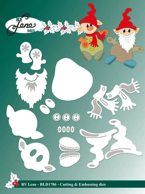 By Lene Design - Dies - XL Gnomes