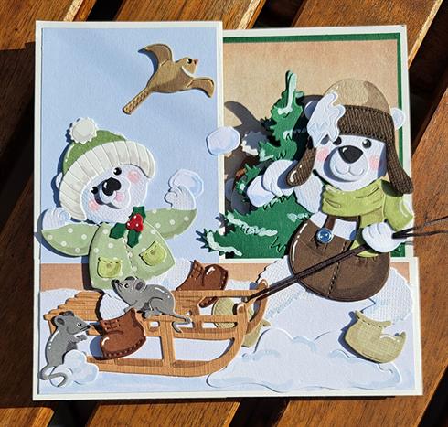 By Lene Design - Dies - Accessories - Bukse & Lue - (for Polar Bear)