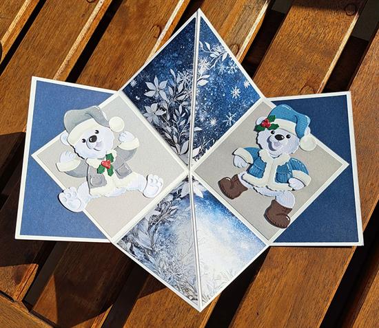 By Lene Design - Dies - Accessories - Jakke & Lue - for Baby ice bear