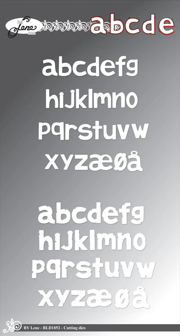 By Lene Design - Dies - Alphabet small letters