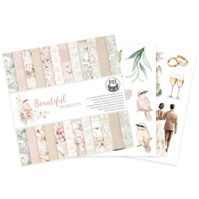 P13 - Beautiful Moments - Paper Pad -  6 x 6"