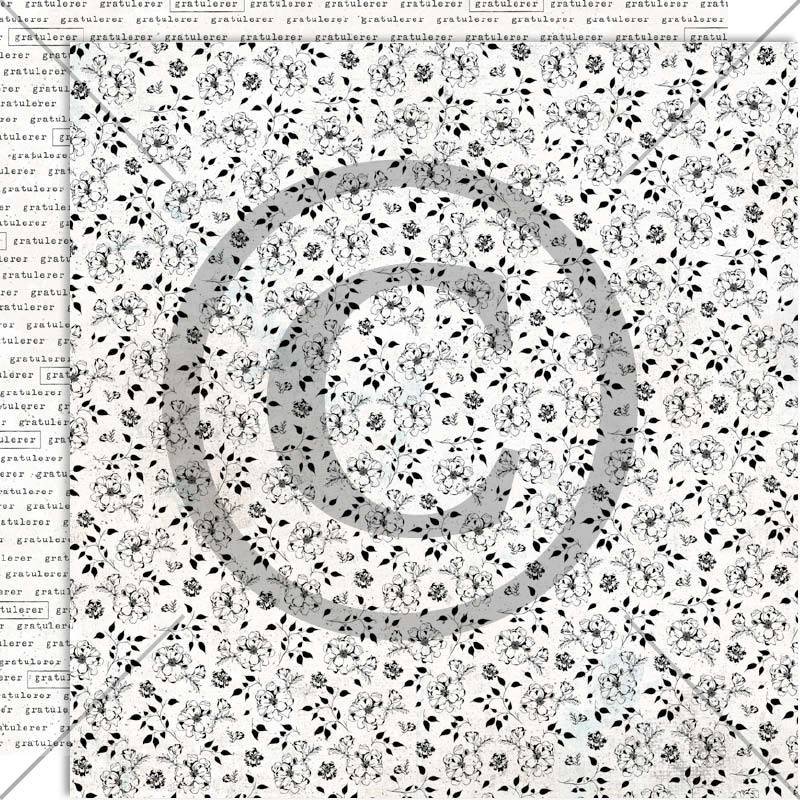Papirdesign - Fryd og glede - Blomsterfest - 12 x 12"