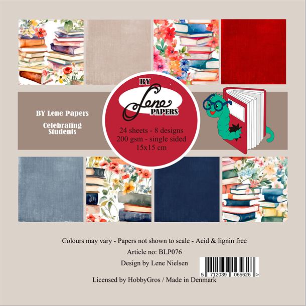 By Lene Design - Celebrating Students - 6 x 6 " Paper Pad