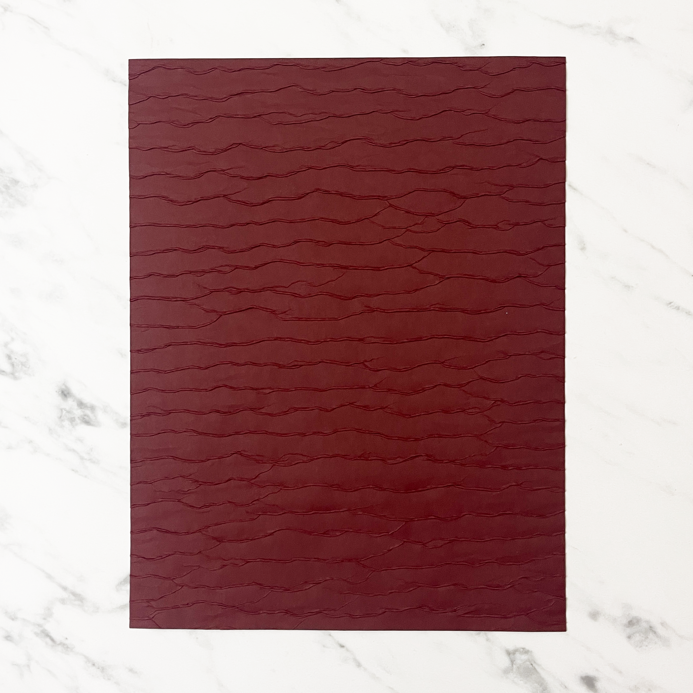 The paper company - Ecorce structure paper - Wine - 8,5 x 11"