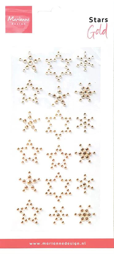 Marianne Design - Stars Rhinestones - Gold