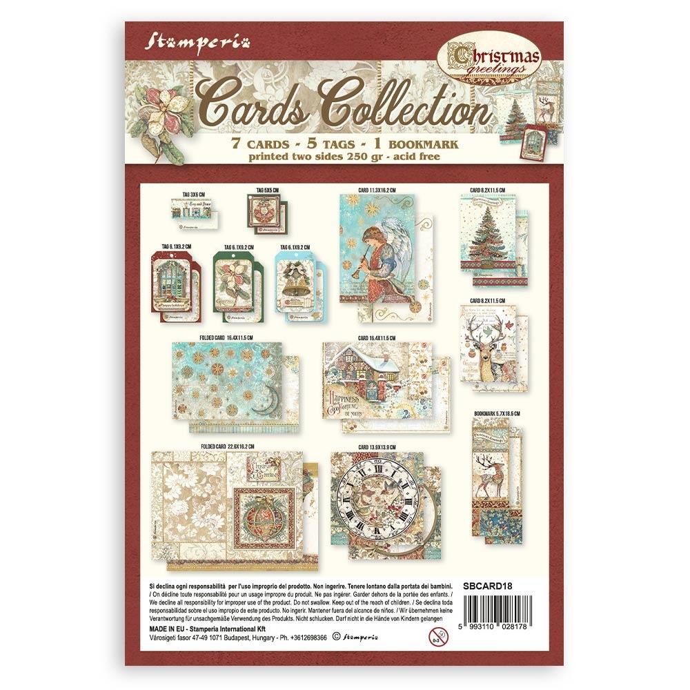 Stamperia - Christmas Greetings - Cards