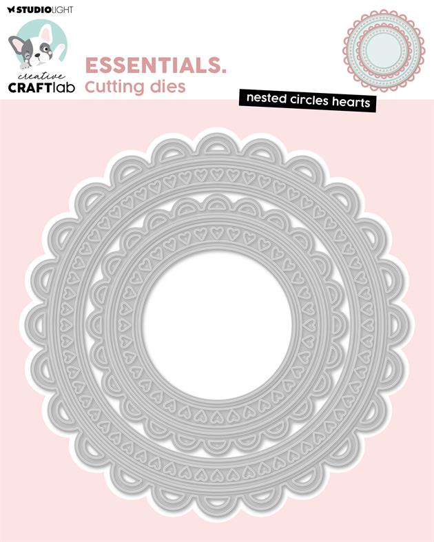 Studio Light - Dies - Nested Circle Hearts