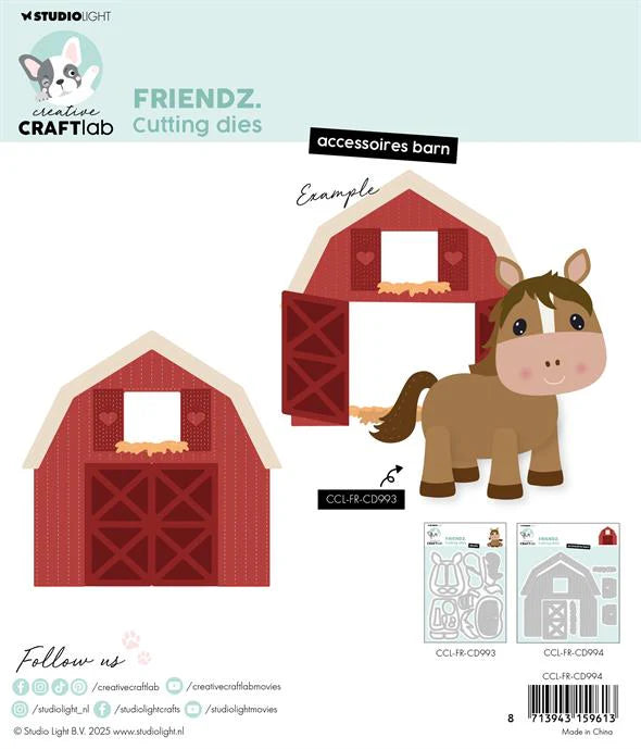 Studiolight Essentials Dies - Creative Craftlab - Accessoires Barn Friendz