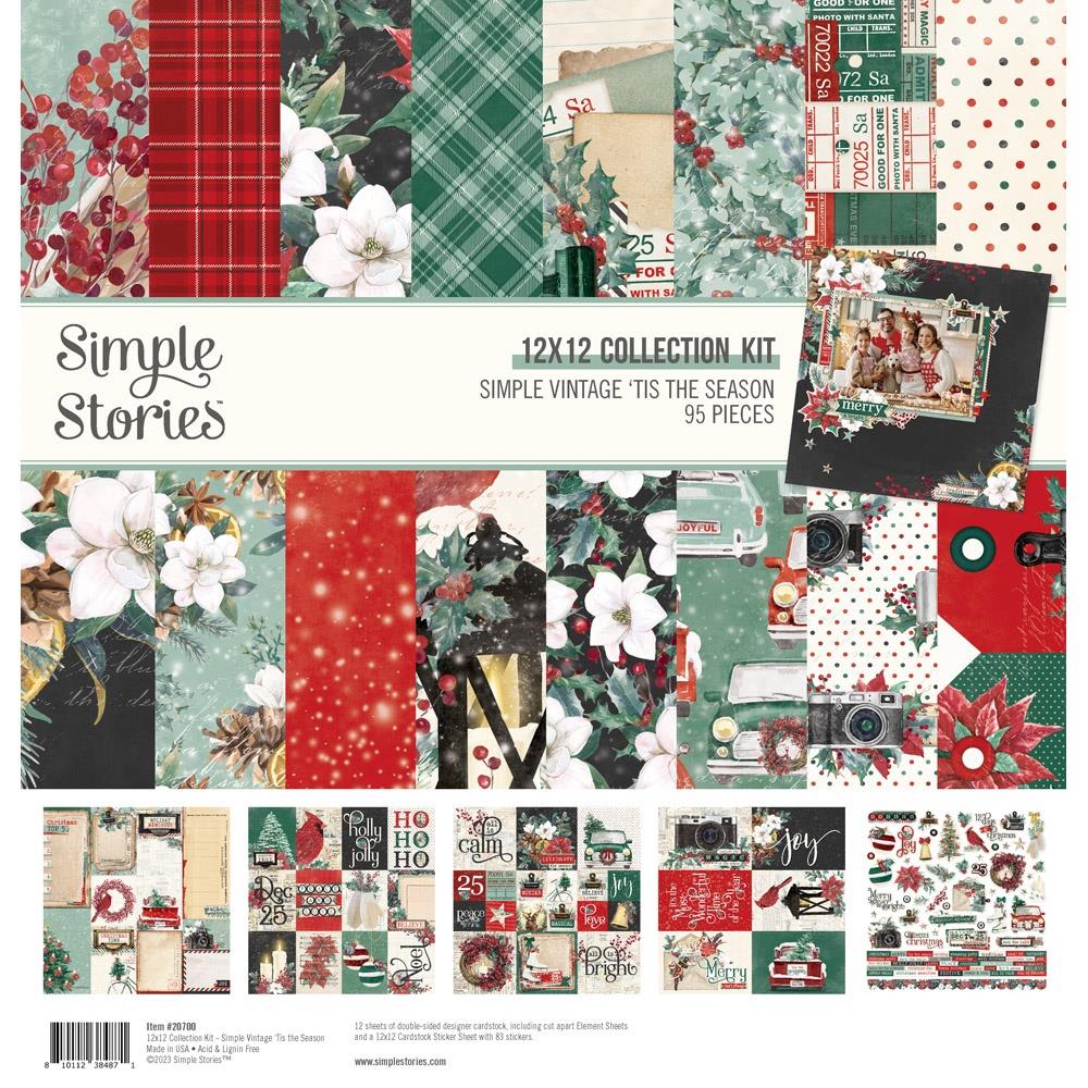 Simple Stories - Tis the season - Collection Kit - 12 x 12"