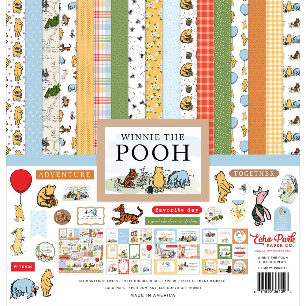Echo Park - Winnie the Pooh - Collection Kit - 12 x 12"