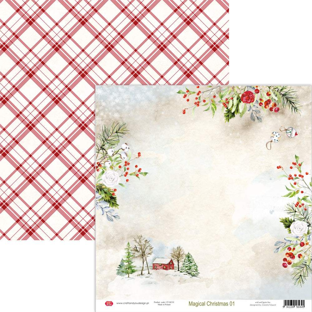 Craft and You - Magical Christmas - 12 x 12"  Paper Pad