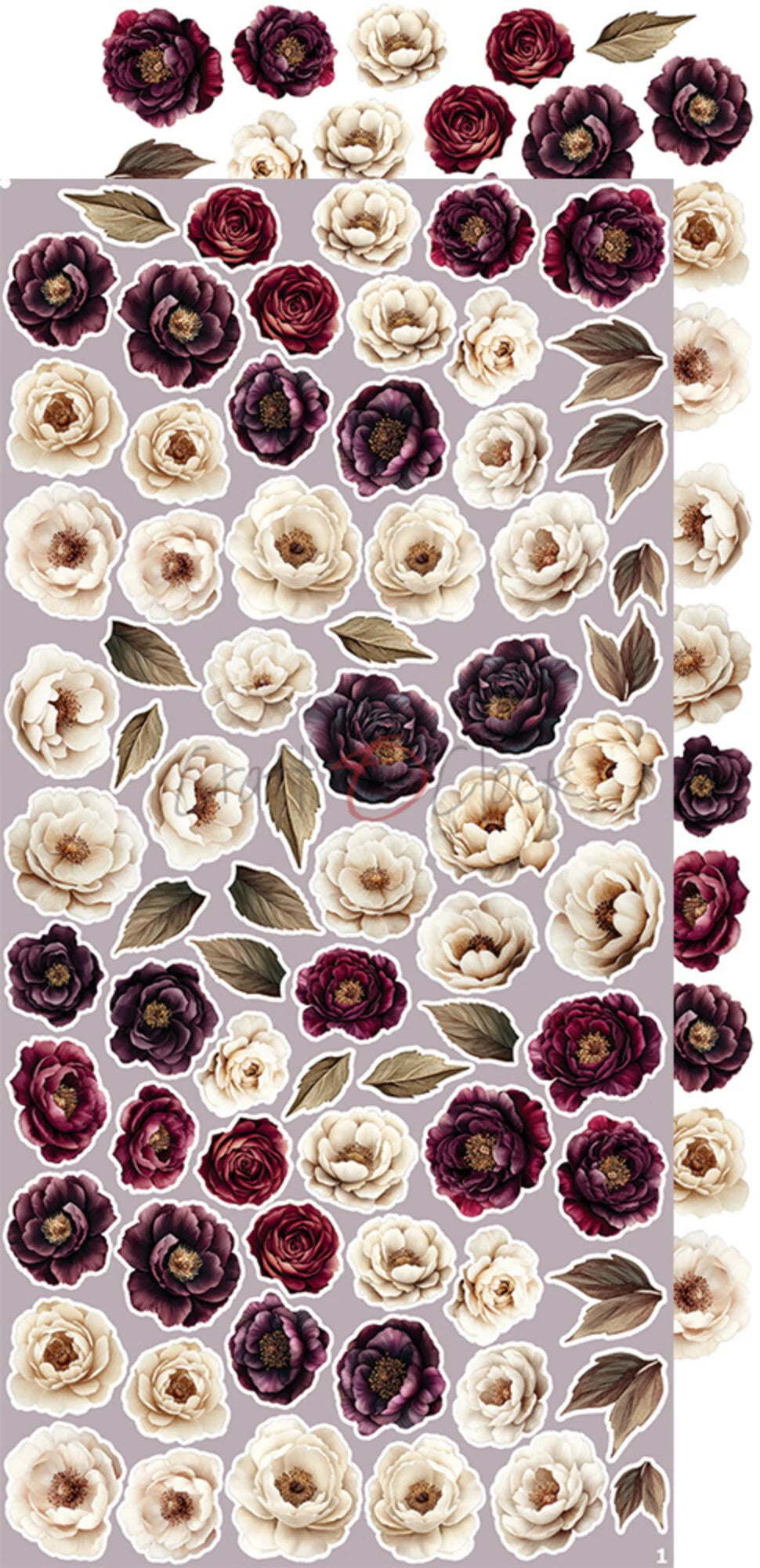 Craft O'Clock - Plum & Caramel - Extras Set Flowers & More