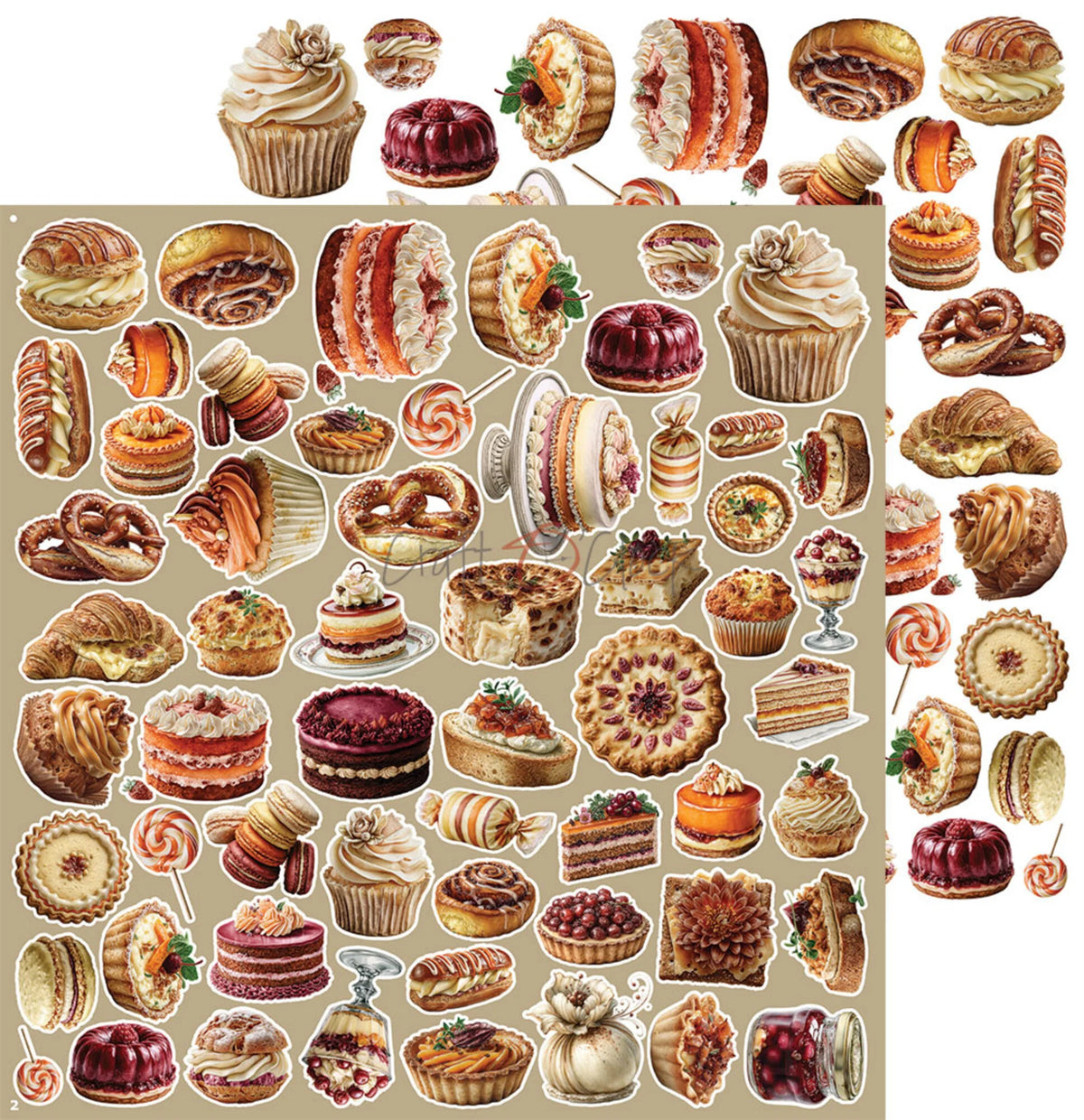 Craft O'Clock -Shades Of Nature - Precious Extras Set - 12x12"