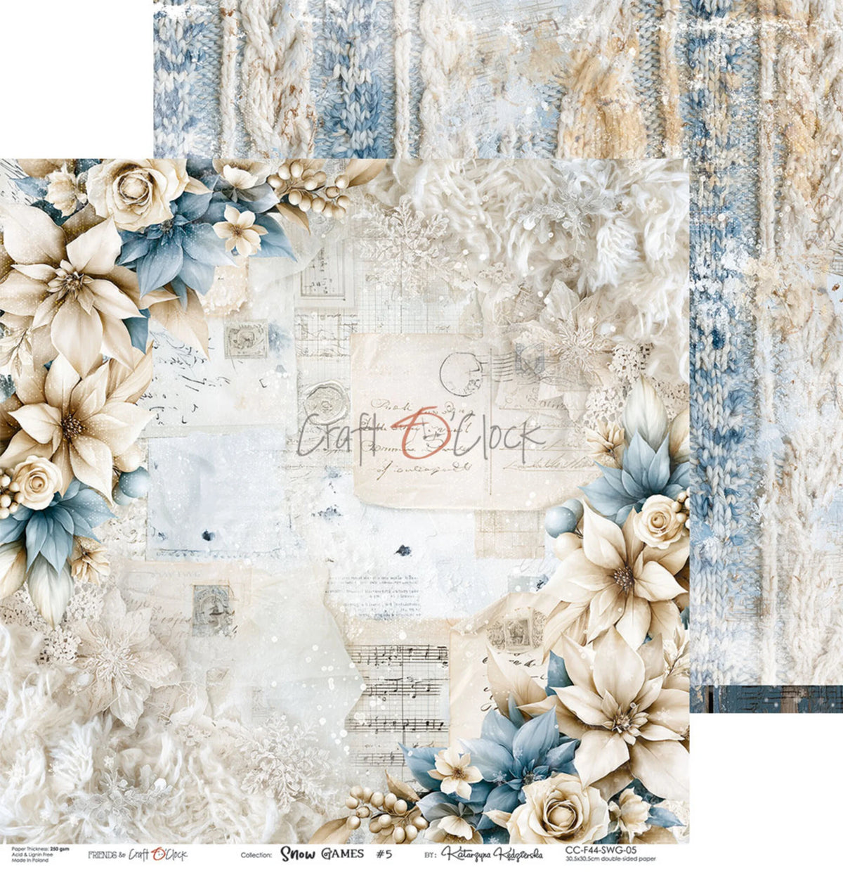 Craft O'Clock - Snow Games - Extras Set - MIX - 8x8"