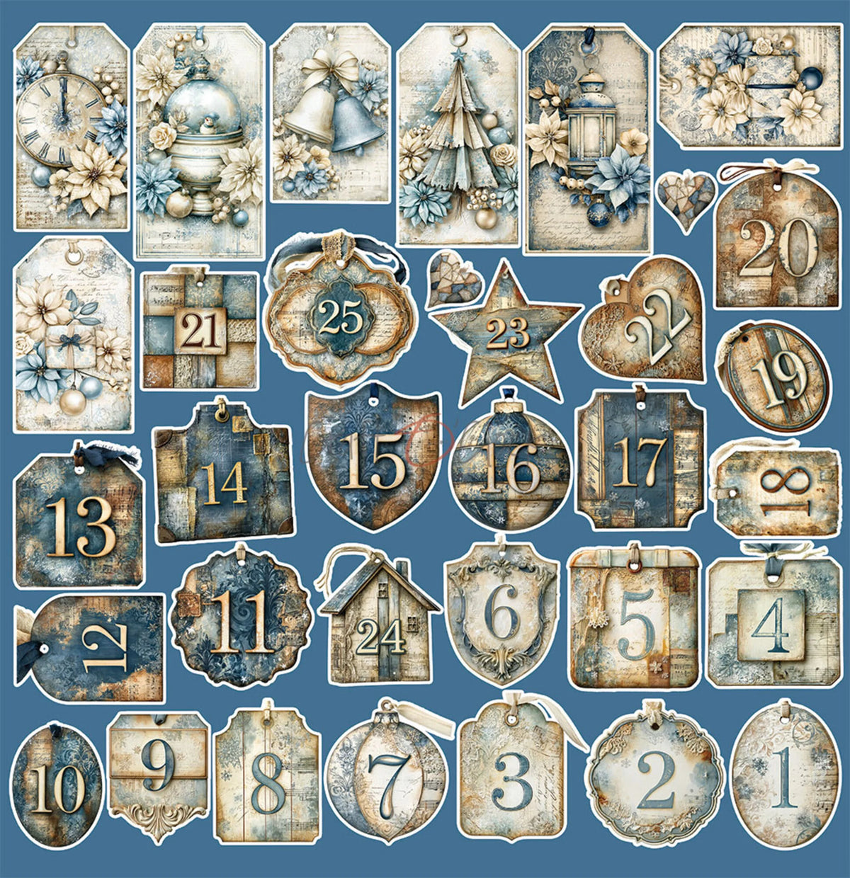 Craft O'Clock - Snow Games - Extras Set Mix - 12x12"