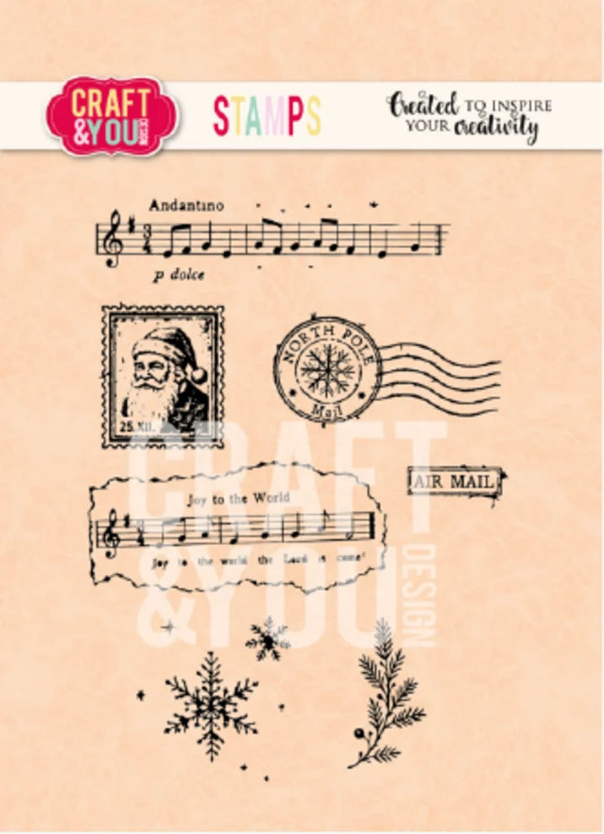Craft & You - Clear Stamp - Christmas