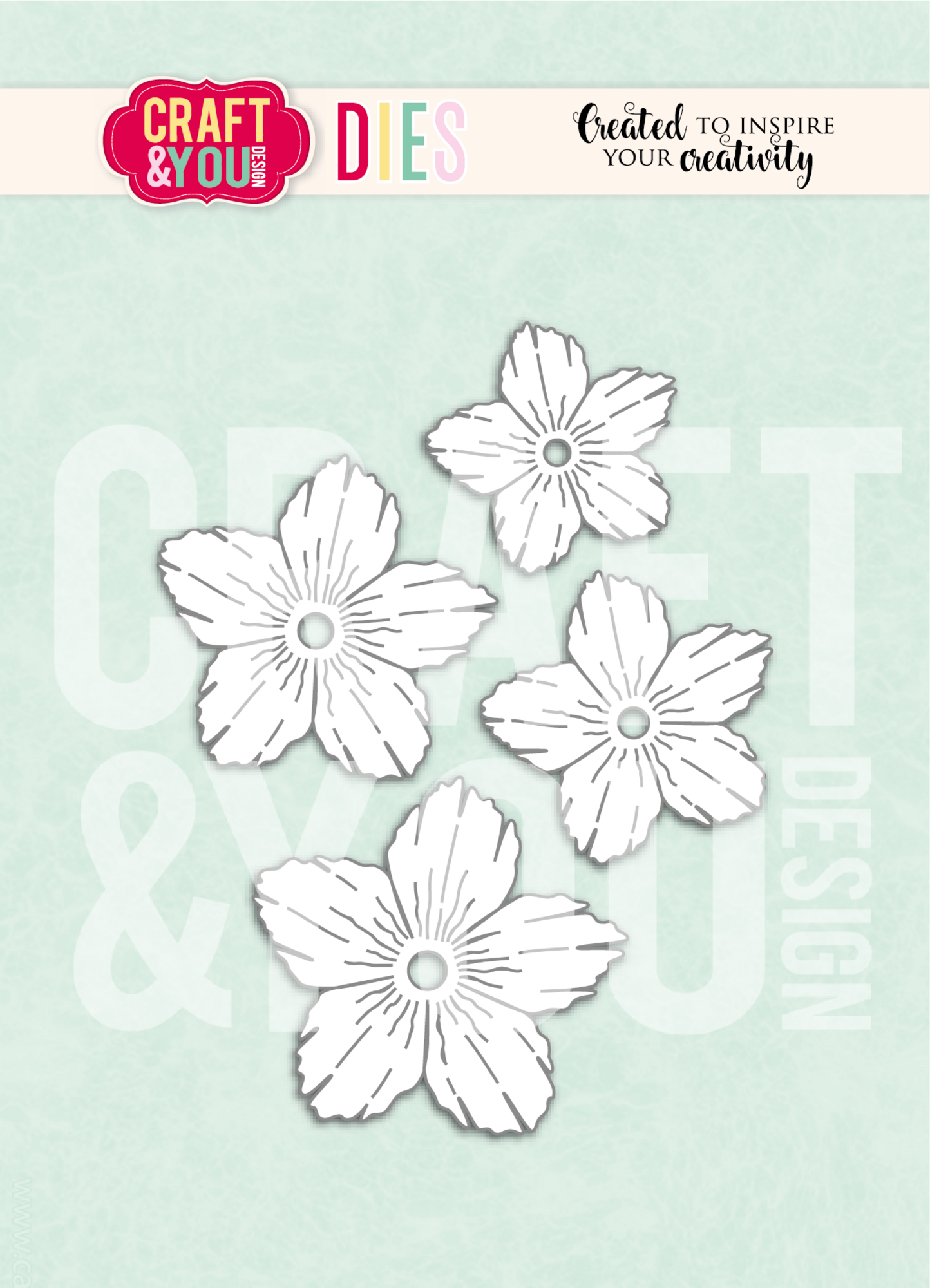 Craft and You - Dies - Garden flower 1 by Gosia