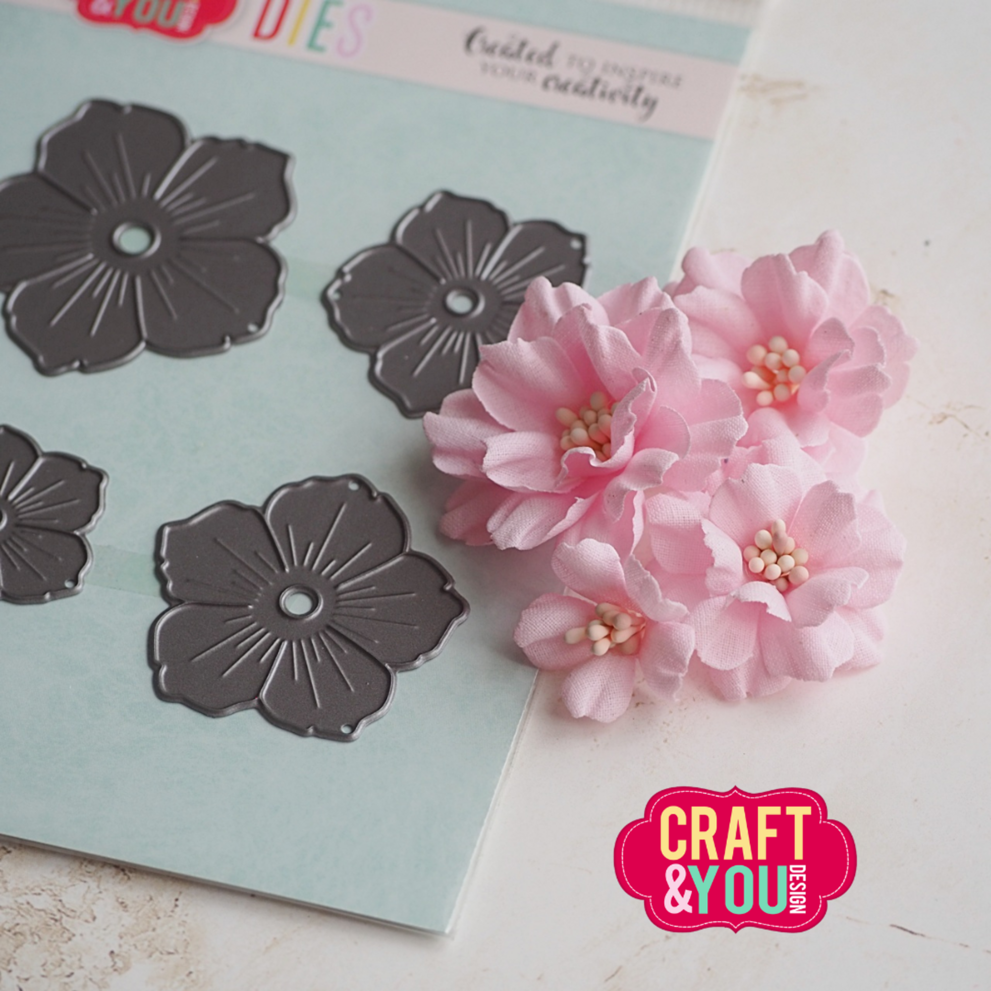 Craft and You - Dies - Garden flower 2 by Gosia