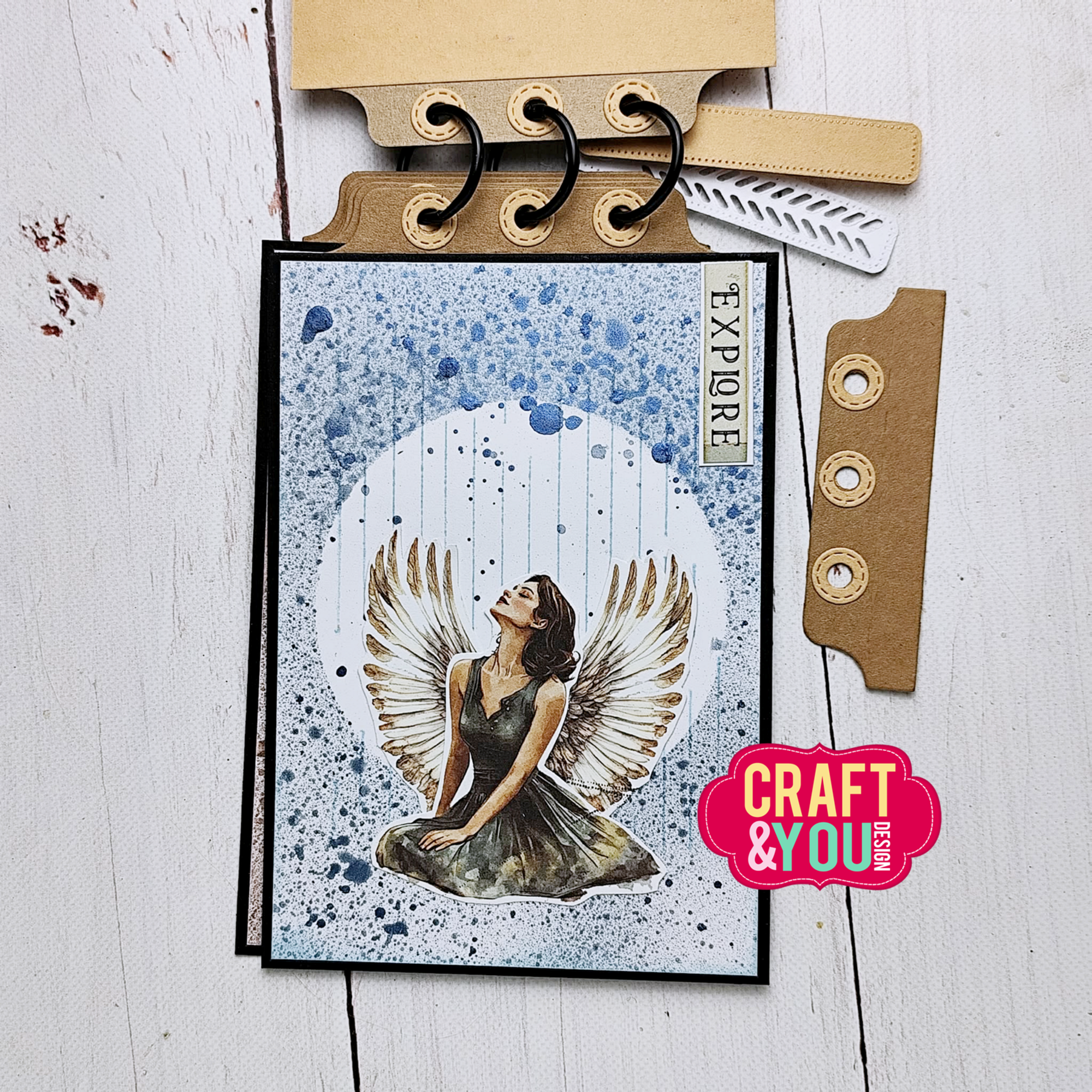 Craft & You - Clear Stamp - Lined Paper