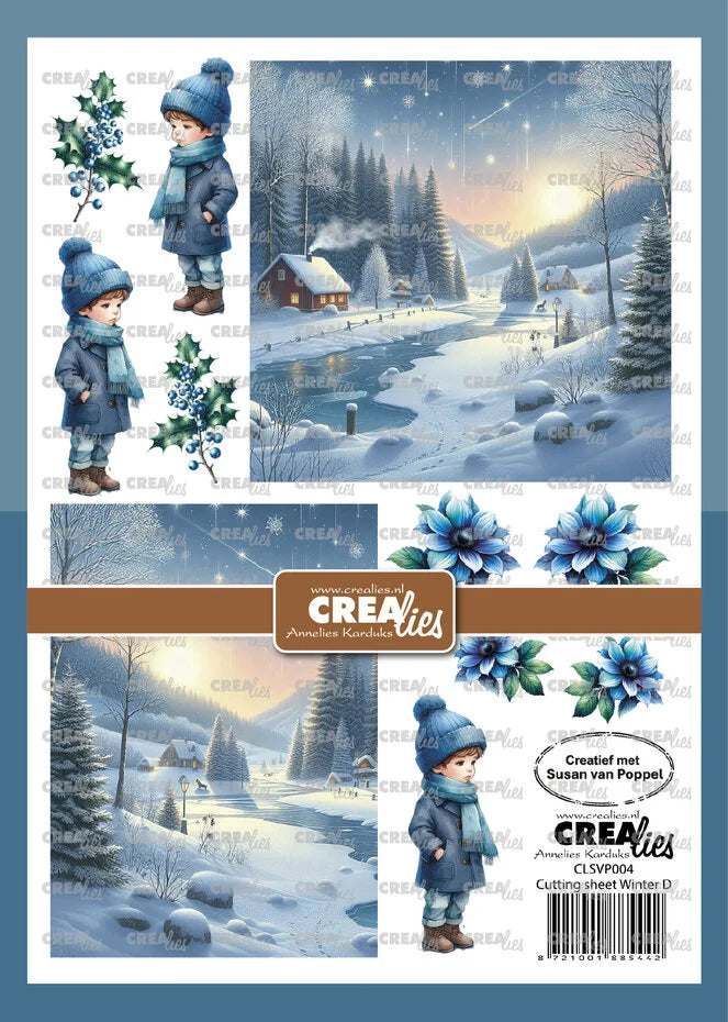 Crealies - Klippark - Winter D - A4