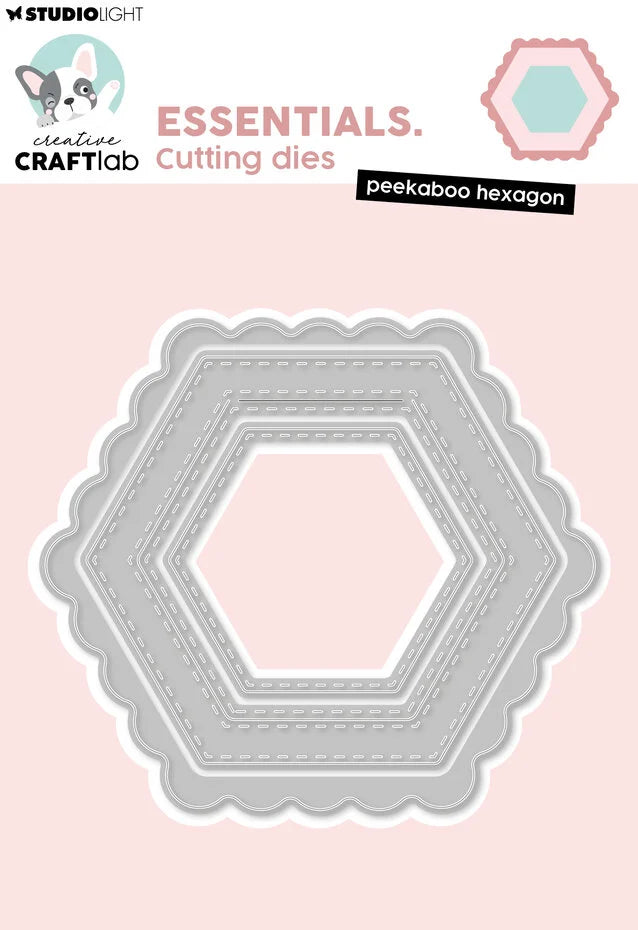 Studiolight Essentials Dies - Creative Craftlab - Peekaboo Hexagon