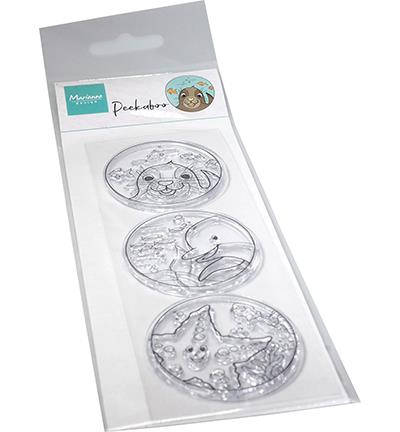 Marianne Design - Clear stamps - Peekaboo - Ocean