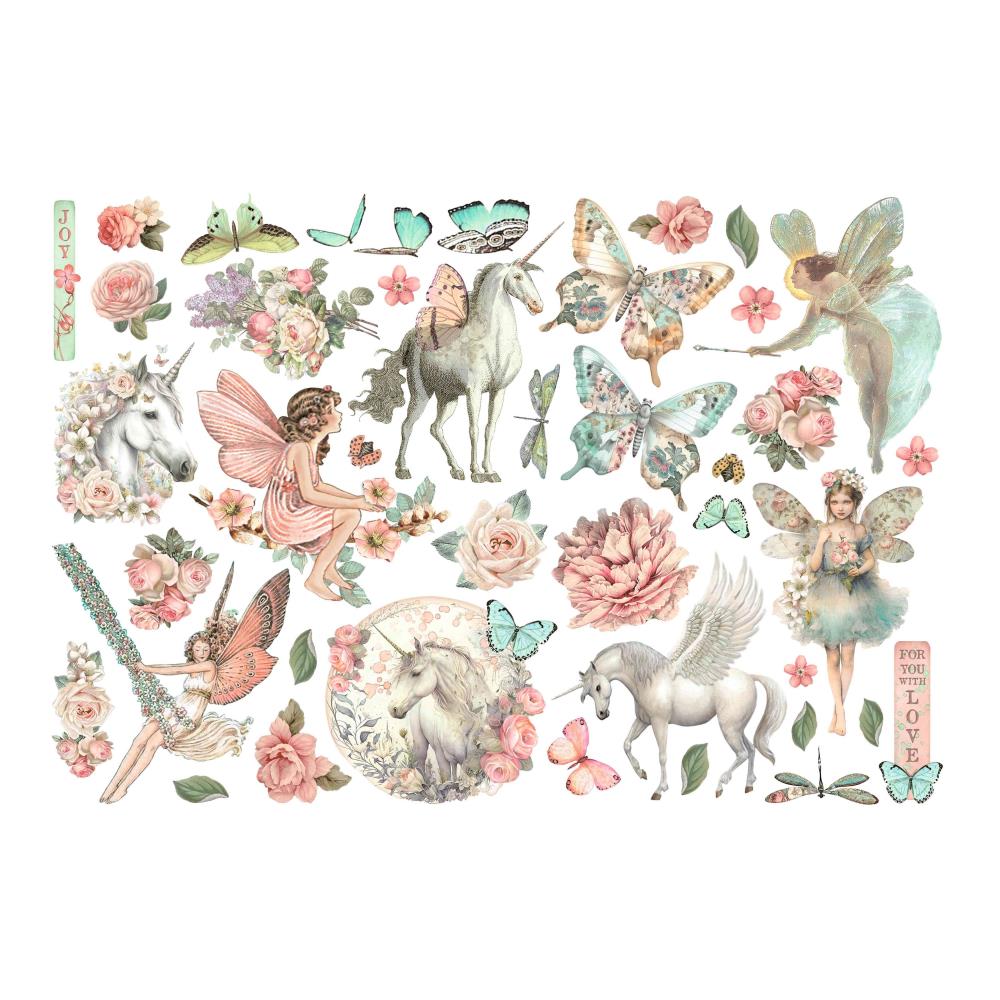 Stamperia - Wonderland - Adhesive Ephemera