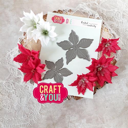 Craft and You - Dies - Magdas Large Poinsettia