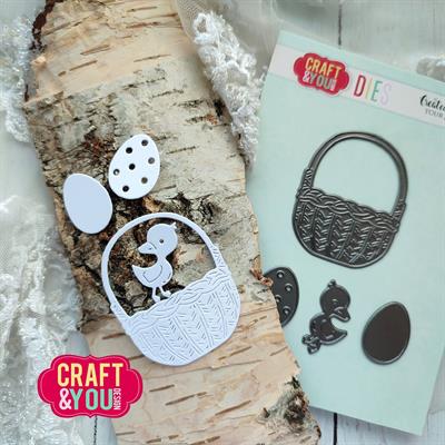 Craft and You - Dies - Easter basket