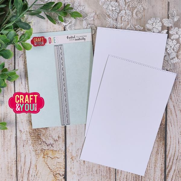 Craft and You - Dies - Small border Decorative  Stitches