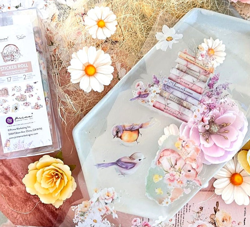 Prima - In Full Bloom - Sticker Roll