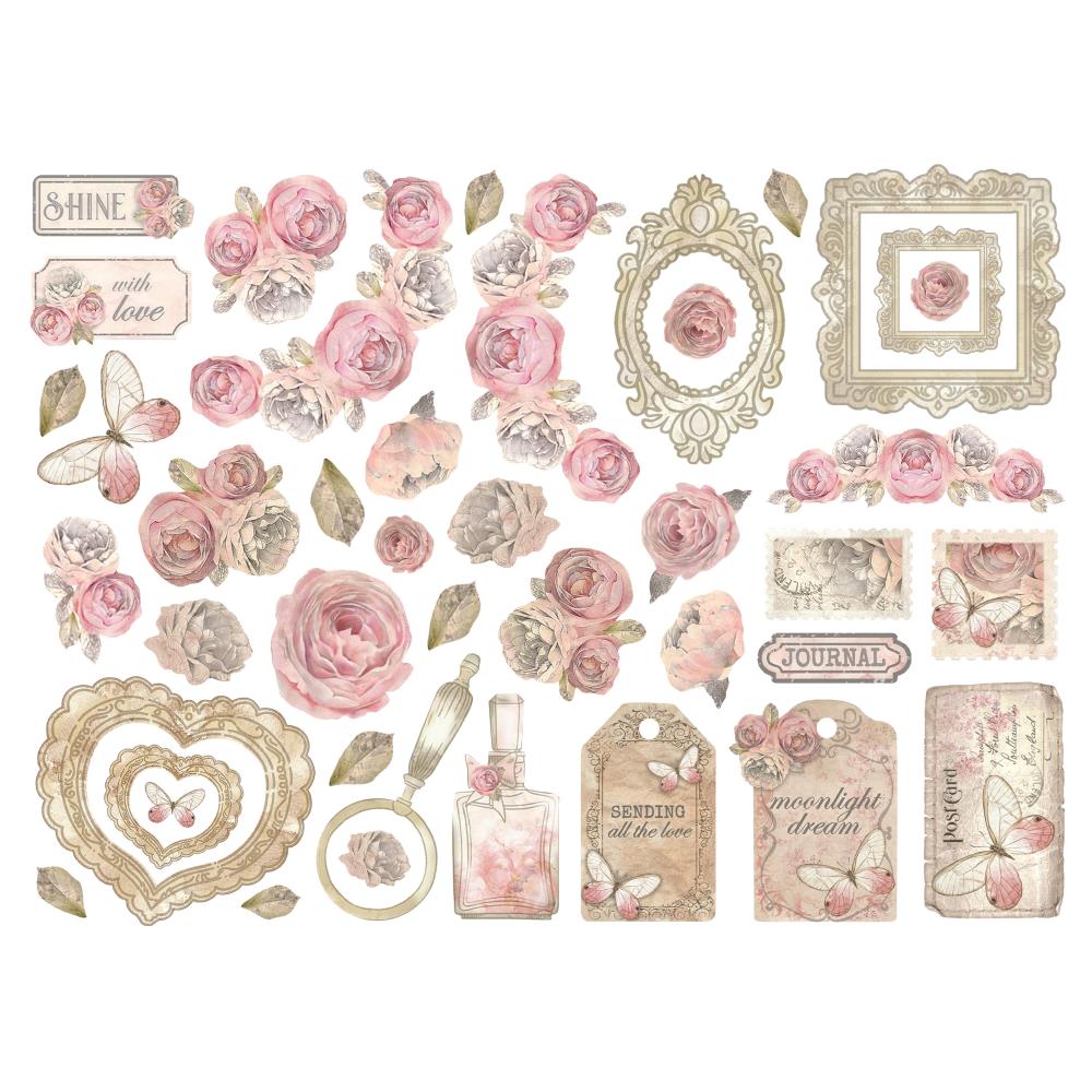 Stamperia  - Shabby Rose  - Chipboard Die Cuts